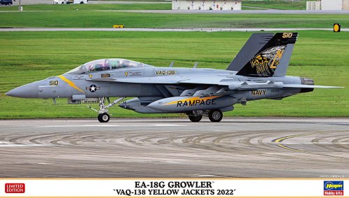 Przejdź do produktu Hasegawa 02461 - 1:72 EA-18G Growler VAQ-138 Yellow Jackets 2022