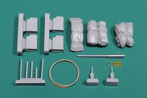 Eureka XXL ER-3570 - 1:35 Zestaw ładunku, lina holownicza i lufy do T17E1 Staghound
