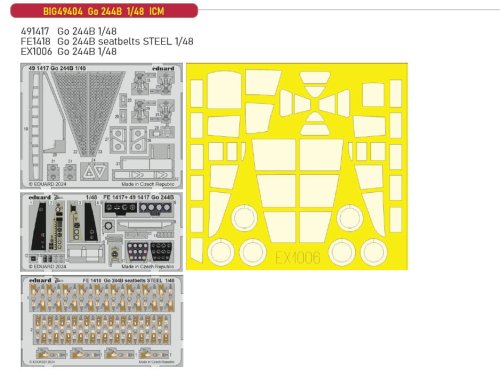 Przejdź do produktu Eduard BIG49404 - 1:48 Go 244B
