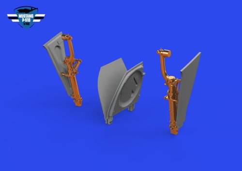 Przejdź do produktu Eduard 648994 - 1:48 P-51B/C undercarriage legs Bronze