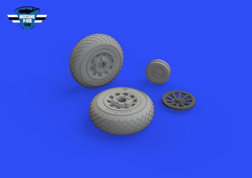 Przejdź do produktu Eduard 648986 - 1:48 P-51B/C wheels diamond tread