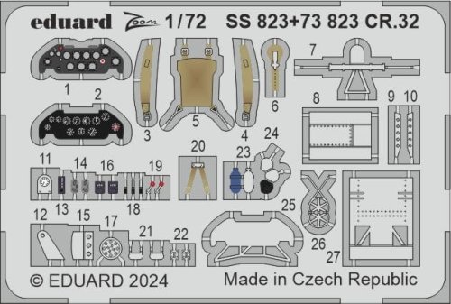 Przejdź do produktu Eduard SS823 - 1:72 CR.32