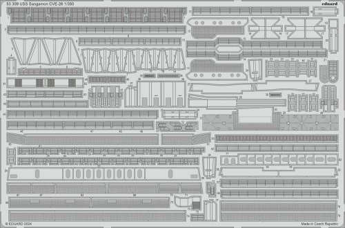 Przejdź do produktu Eduard 53309 - 1:350 USS Sangamon CVE-26