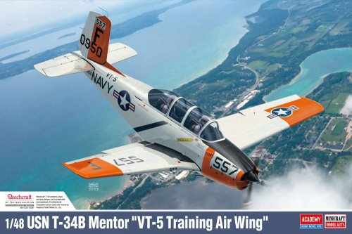 Przejdź do produktu Academy 12361 - 1:48 USN Beechcraft T-34B Mentor VT-5 Training Air Wing