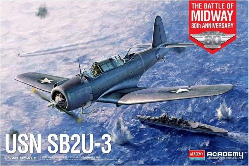 Przejdź do produktu Academy 12350 - 1:48 USN Vought SB2U-3 Vindicator Battle of Midway 80th Anniversary