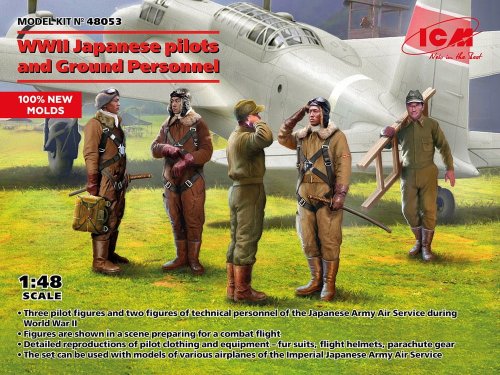 Przejdź do produktu ICM 48053 - 1:48 WWII Japanese Pilots and Ground Personnel
