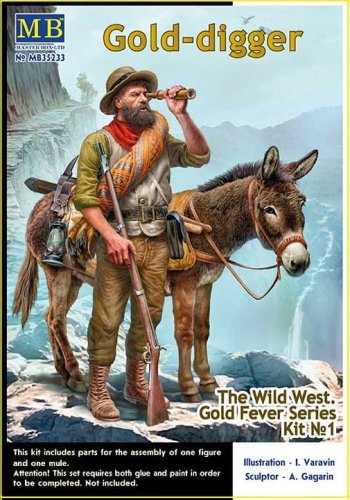 Przejdź do produktu Master Box 35233 - 1:35 Gold-Digger The Wild West Gold Fever Series Kit No. 1