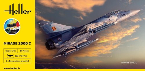 Przejdź do produktu Heller 56303 - 1:72 Mirage 2000 C model z farbami