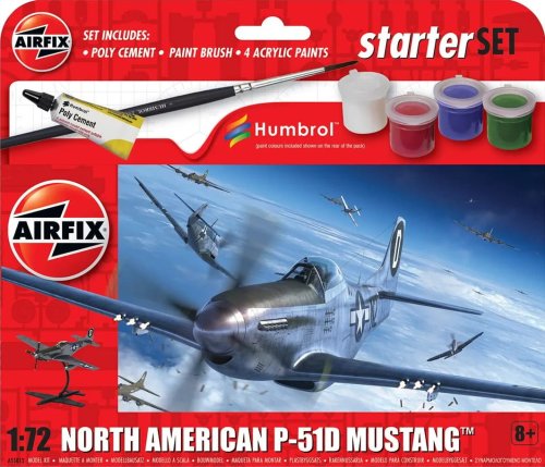 Przejdź do produktu Airfix 55013 - 1:72 North American P-51D Mustang model z farbami