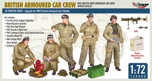 Przejdź do produktu Mirage 720009 - 1:72 British Armoured Car Crew