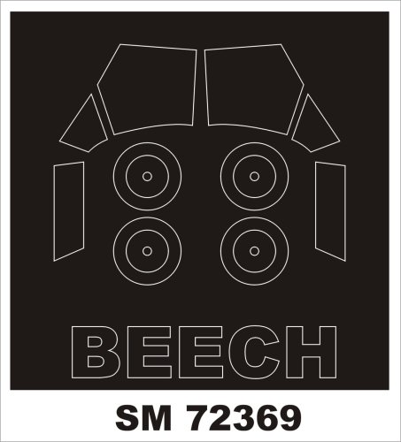 Przejdź do produktu Montex SM72369 - 1:72 Beech  Traveler