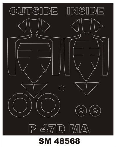 Przejdź do produktu Montex SM48568 - 1:48 P-47D Bubbletop