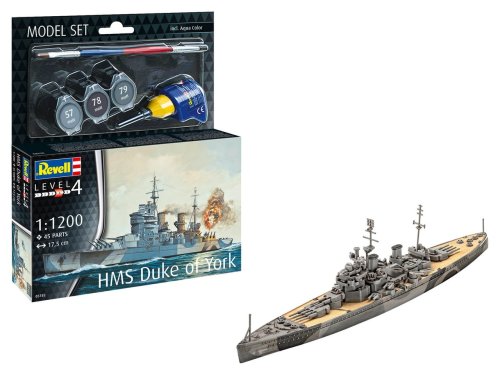 Przejdź do produktu Revell 65182 - 1:1200 HMS Duke Of York model z farbami