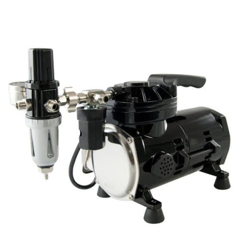 Przejdź do produktu Sparmax TC-501N - Mini kompresor modelarski z 2m wężykiem do aerografu