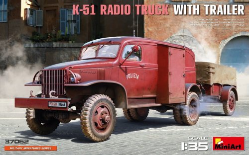 Przejdź do produktu Miniart 37062 - 1:35 K-51 Radio Truck With Trailer
