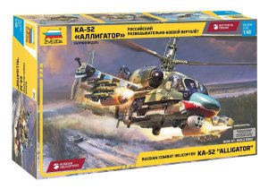 Zvezda 4830 - 1:48 Ka-52 Alligator Russian Combat Helicopter