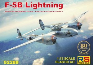 Rs Models 92288 - 1:72 F-5B Lightning