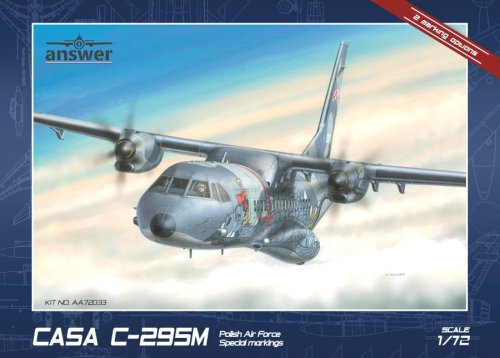 Przejdź do produktu Answer AA72033 - 1:72 CASA C-295M Polish Air Force Special Markings