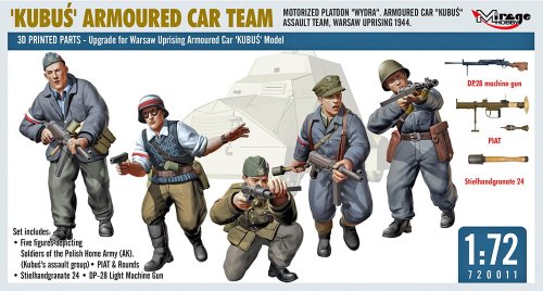 Przejdź do produktu Mirage 720011 - 1:72 Kubuś Armoured Car Team