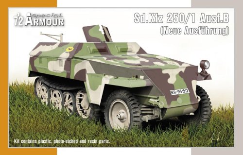Przejdź do produktu Special Hobby A72005 - 1:72 Sd.Kfz 250/1 Ausf.B Neue Ausführung