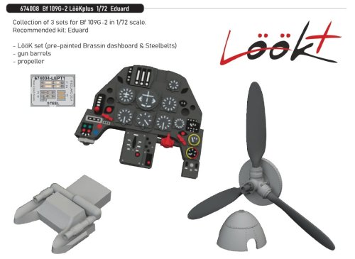 Przejdź do produktu Eduard 674008 - 1:72 Bf 109G-2 LööKplus