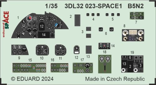 Przejdź do produktu Eduard 3DL32023 - 1:35 B5N2 Space 3D Decals + PE