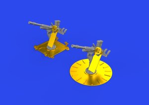 Eduard 653019 - 1:350 IJN Type 96 25mm AA gun single Print 3D