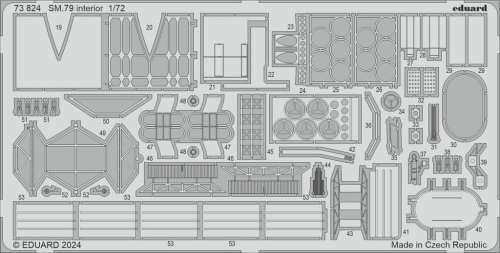 Przejdź do produktu Eduard 73824 - 1:72 SM.79 interior