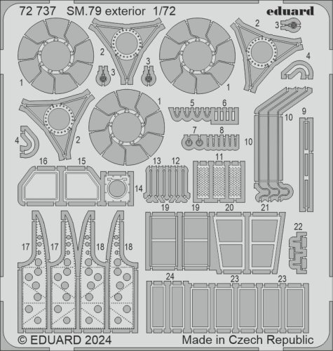 Przejdź do produktu Eduard 72737 - 1:72 SM.79 exterior