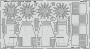 Eduard 491450 - 1:48 B-24J cockpit & engines