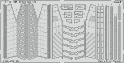 Przejdź do produktu Eduard 481139 - 1:48 TBD-1 landing flaps