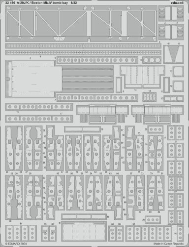 Przejdź do produktu Eduard 32490 - 1:32 A-20J/K / Boston Mk.IV bomb bay