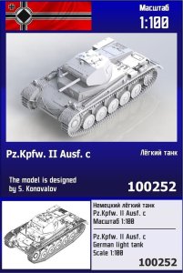 Zebrano Z100-252 - 1:100 Pz.Kpfw. II Ausf.C