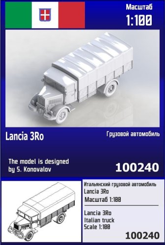 Przejdź do produktu Zebrano Z100-240 - 1:100 Lancia 3Ro Italian Truck