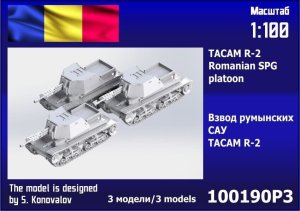 Zebrano 100-190P3 - 1:100 TACAM R-2 SPG Platoon 3 pcs