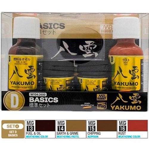 Przejdź do produktu Ammo Mig & Mr. Hobby WY04 - Zestaw do weatheringu Yakumo Basic