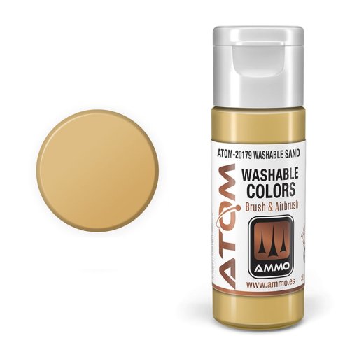 Przejdź do produktu Ammo Mig 20179 - Farba akrylowa Atom Washable Sand 20 ml