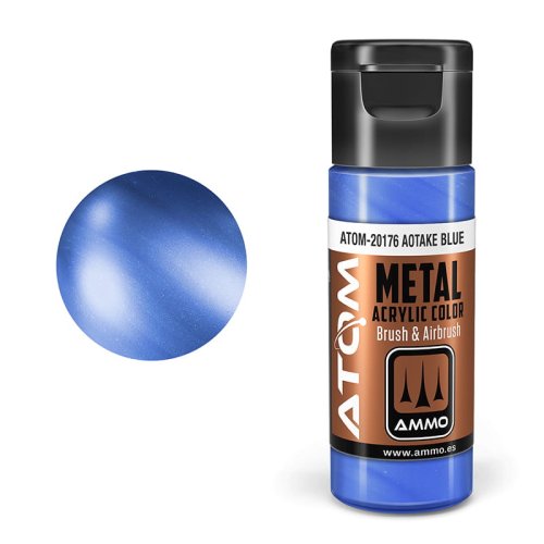 Przejdź do produktu Ammo Mig 20176 - Farba akrylowa Atom Metallic Aotake Blue 20 ml