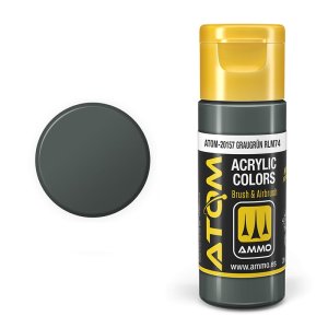 Ammo Mig 20157 - Farba akrylowa Atom Graugrün RLM74 20 ml