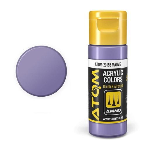 Przejdź do produktu Ammo Mig 20155 - Farba akrylowa Atom Mauve 20 ml