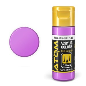 Ammo Mig 20154 - Farba akrylowa Atom Light Plum 20 ml