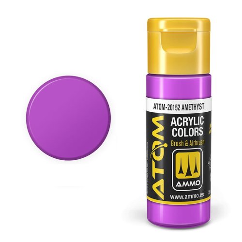 Przejdź do produktu Ammo Mig 20152 - Farba akrylowa Atom Amethyst 20 ml