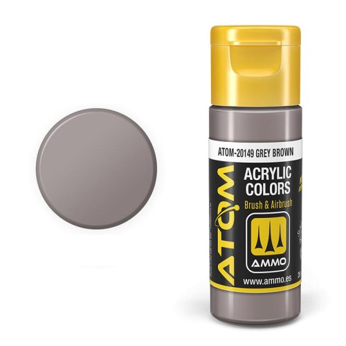 Przejdź do produktu Ammo Mig 20149 - Farba akrylowa Atom Grey Brown 20 ml
