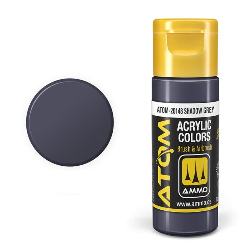 Przejdź do produktu Ammo Mig 20148 - Farba akrylowa Atom Shadow Grey 20 ml