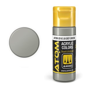 Ammo Mig 20142 - Farba akrylowa Atom IJA Grey Green 20 ml