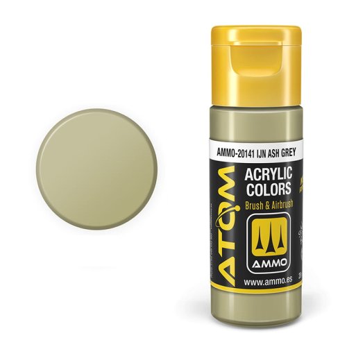 Przejdź do produktu Ammo Mig 20141 - Farba akrylowa Atom IJN Ash Grey 20 ml