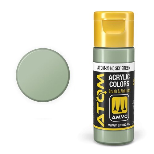 Przejdź do produktu Ammo Mig 20140 - Farba akrylowa Atom Sky Green 20 ml