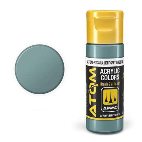 Przejdź do produktu Ammo Mig 20138 - Farba akrylowa Atom IJA Light Grey Green 20 ml