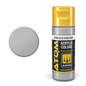 Ammo Mig 20132 - Farba akrylowa Atom Stone Grey 20 ml