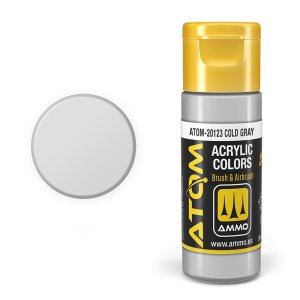 Ammo Mig 20123 - Farba akrylowa Atom Cold Gray 20 ml